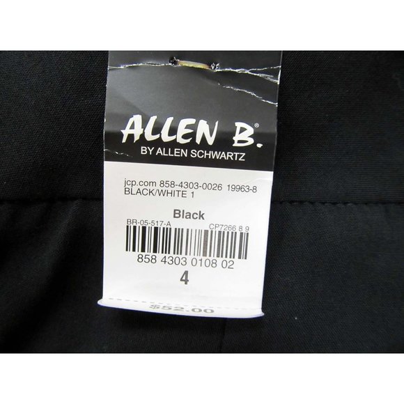 Allen B. Black Suspender Flare Leg Cuffed Pants - Picture 7 of 7